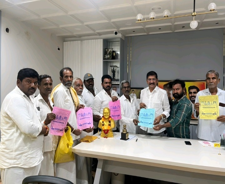 వీరప్ప దేవాలయ మహోత్సవానికి ఎంపీకు ఆహ్వానం