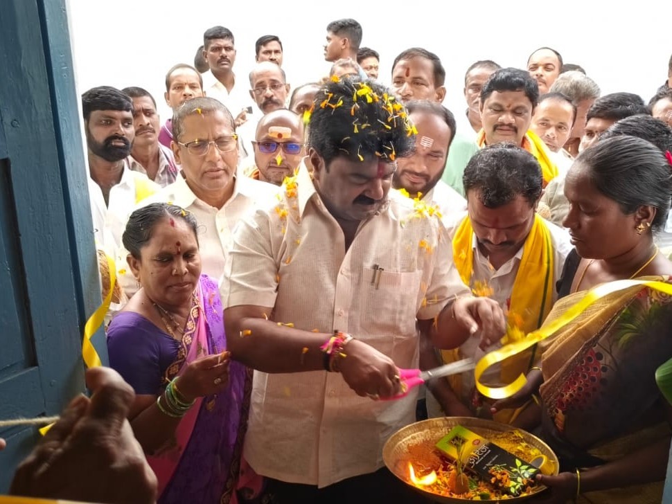 బూర్జలో ఎస్సీ కమ్యూనిటీ హాల్ ప్రారంభం