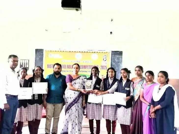 రాష్ట్ర స్థాయి పోటీలకు ఎంపికైన గర్రెపల్లి విద్యార్థినిలు