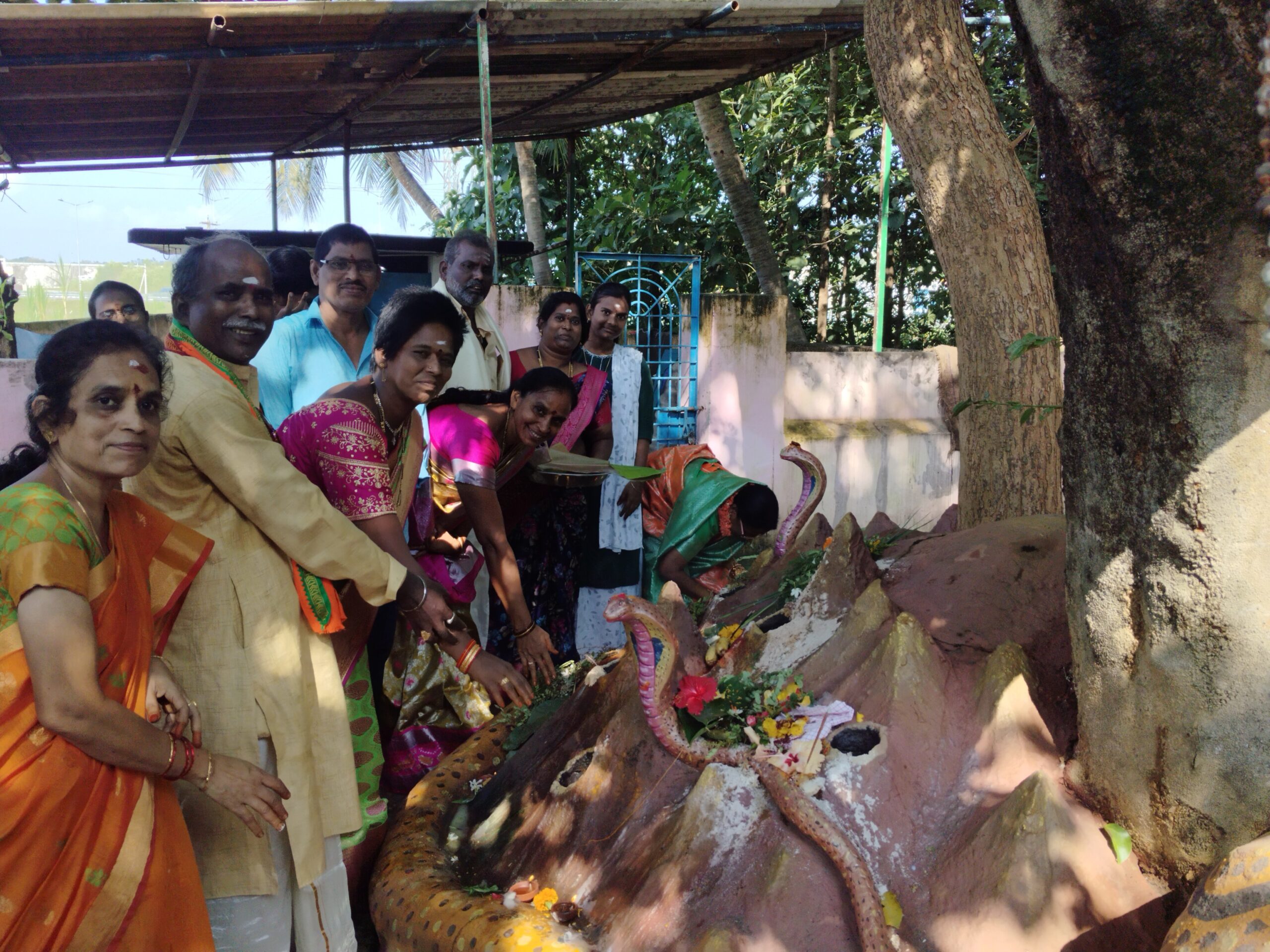 జామి పైడితల్లమ్మ ఆలయం వద్ద నాగులచవితి వేడుకలు