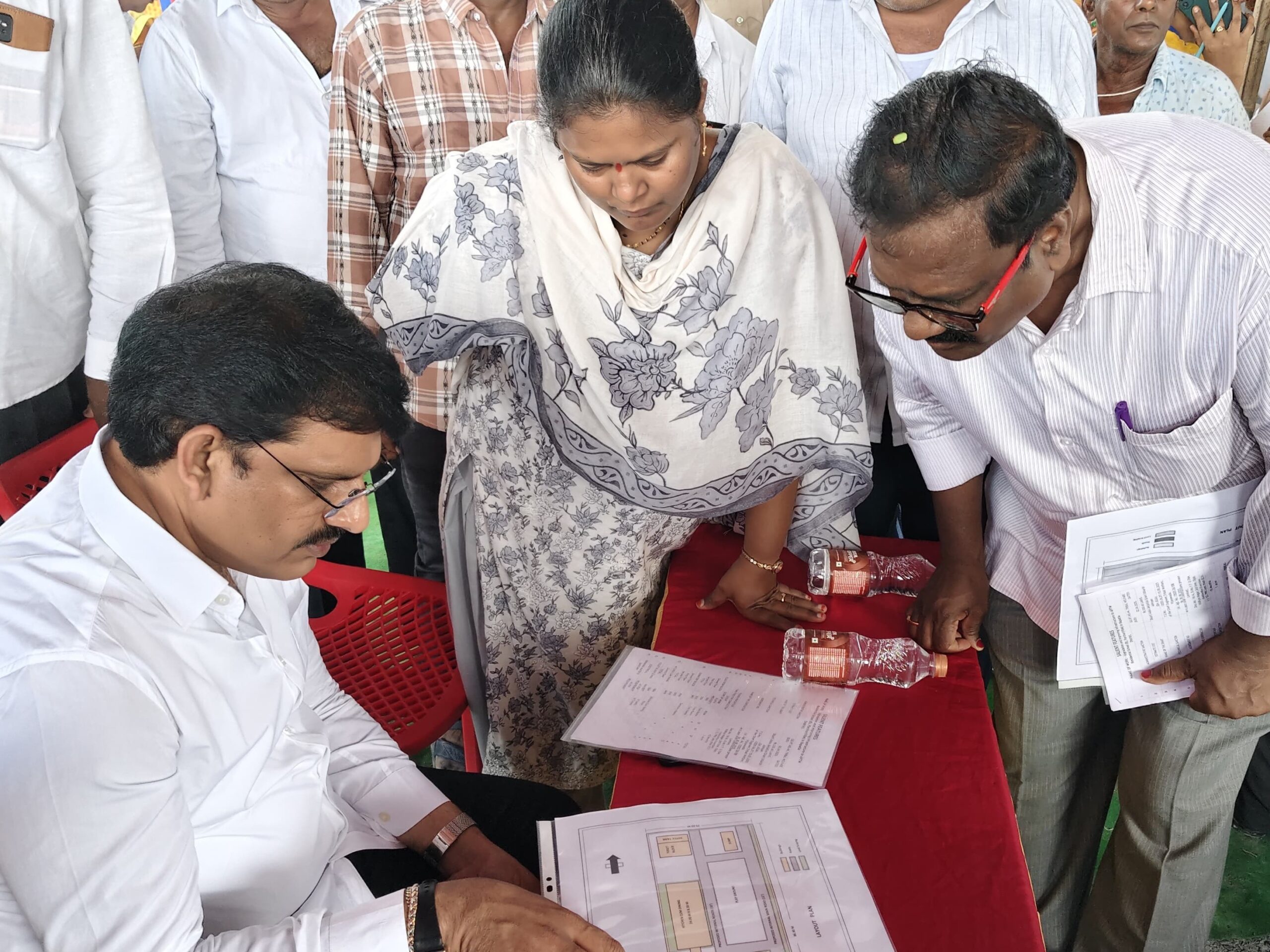 ట్రైబల్ వెల్ఫేర్ నిర్మాణ పరిశీలన