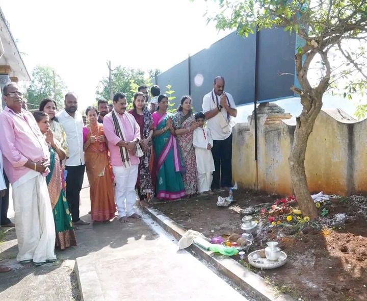 నాగుల చవితి వేడుకల్లో పాల్గొన్నమంత్రి అచ్చెన్న