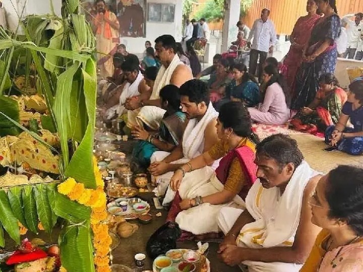 సిద్ధిరామేశ్వరలయంలో సామూహిక సత్యనారాయణ వ్రతాలు