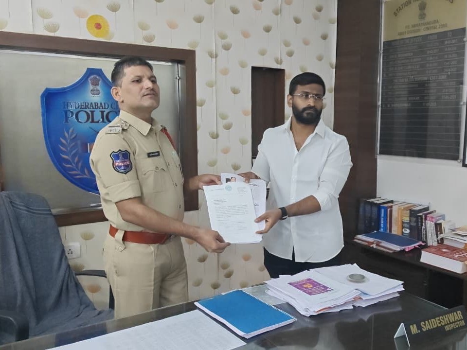 కవితపై బల్మూరి వెంకట్ ఫిర్యాదు