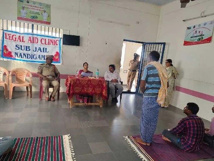 నందిగామ సబ్ జైలును సందర్శించిన జూనియర్ సివిల్ జడ్జి