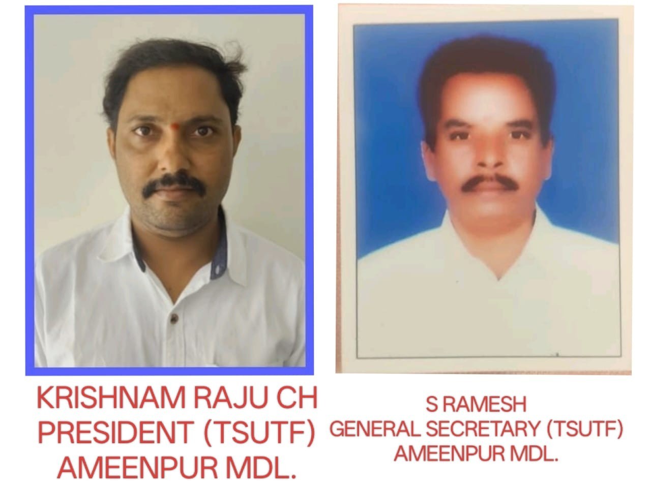 TSUTF మండల నూతన కమిటీ అధ్యక్షుడిగా కృష్ణంరాజు