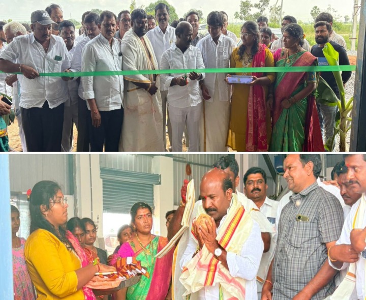 రైస్ మిల్లును ప్రారంభించిన మాజీ ఎమ్మెల్యే చిరుమర్తి
