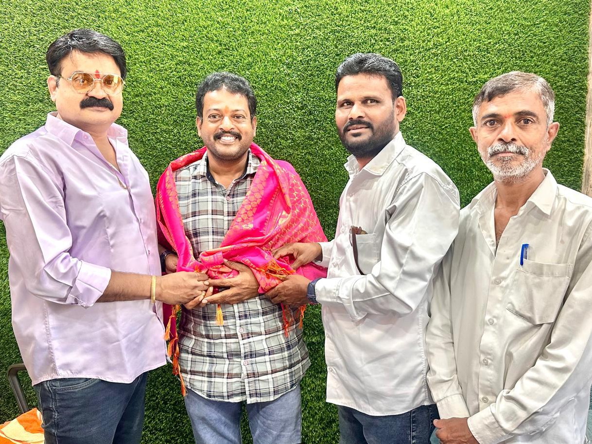 ఎలక్ట్రానిక్ మీడియా జిల్లా అధ్యక్షుడికి ఘన సన్మానం