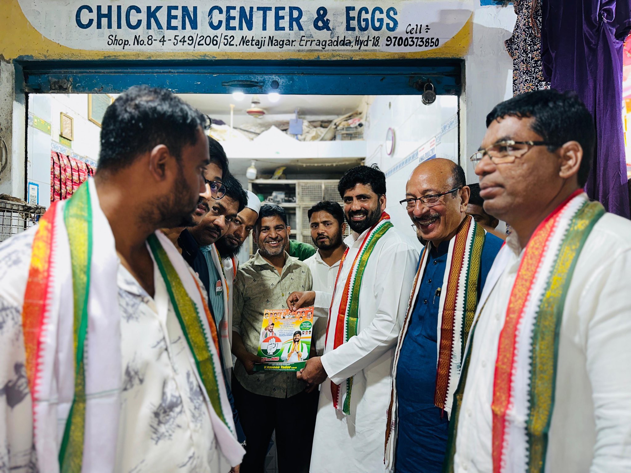 జూబ్లీహిల్స్‌లో కాంగ్రెస్ అభ్యర్థికి మద్దతుగా ఎంపీ ప్రచారం