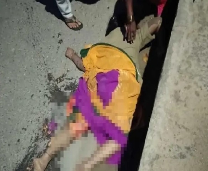 బస్సు ఢీకొని మహిళకు తీవ్రగాయాలు