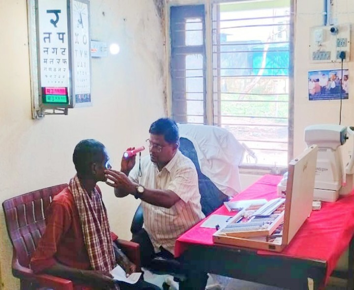 గాంధారి‌లో ఉచిత కంటి పరీక్షలు