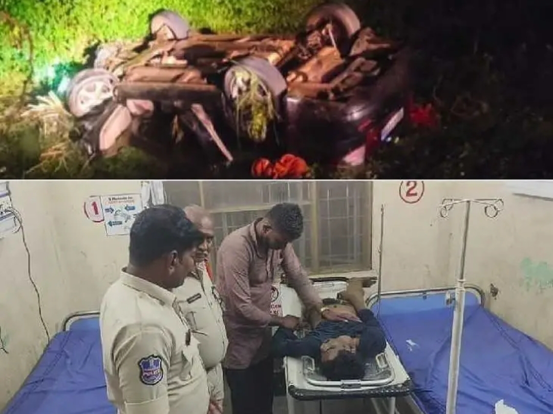 కారు పల్టీ…ఒకరు మృతి