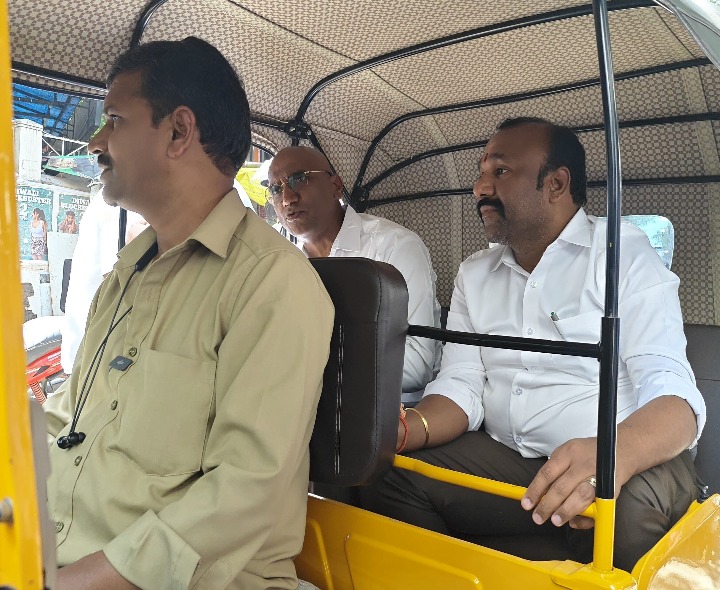 ‘ఇందిరమ్మ రాజ్యంలో ఆటో డ్రైవర్ల బతుకు ఆగమైంది’