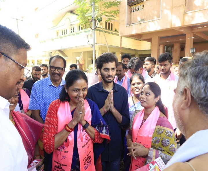 ఏజీ కాలనీలో మాగంటి సునీత ప్రచారం