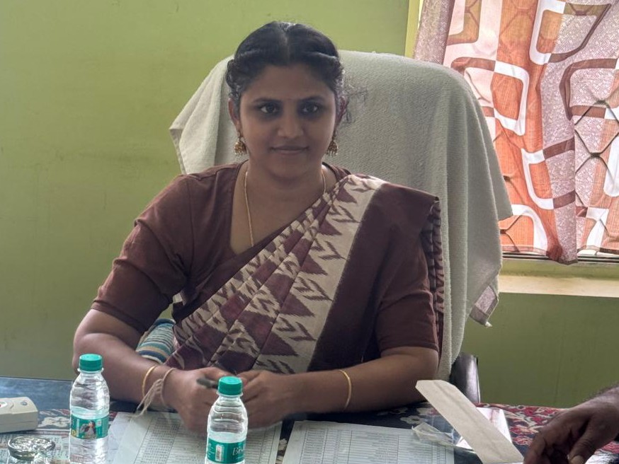నూతన ఎంపీడీవోగా బాధ్యతలు స్వీకరించిన వేదవతి
