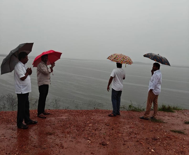 మోపాడు రిజర్వాయర్‌ను పరిశీలించిన ఏఎంసీ ఛైర్మన్