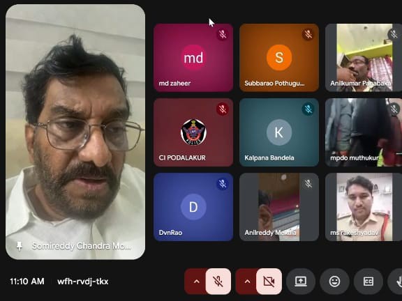 తుఫాన్ తీవ్రత నేపథ్యంలో సర్వేపల్లిలో  హై అలెర్ట్