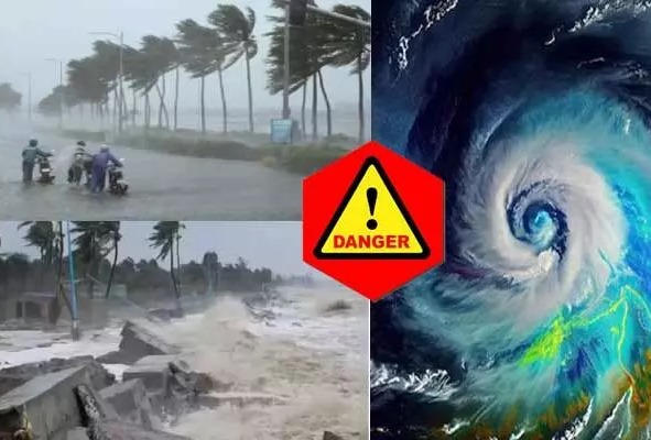 మొంథా తుపాన్‌ ఉగ్ర రూపం