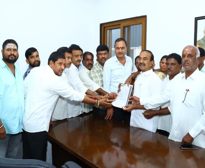 STP ప్లాంట్ స్థానాన్ని మార్చమని ఎంపీకి ఎమ్మెల్యే వినతి