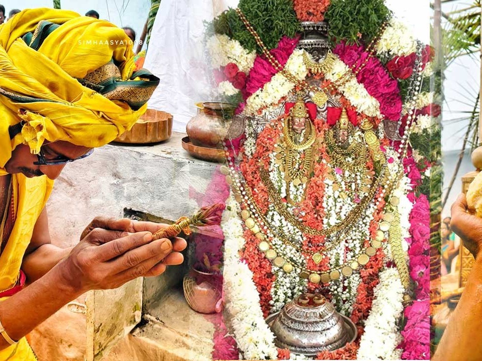 ఘనంగా లింబాద్రి గుట్టపై ధ్వజారోహణం