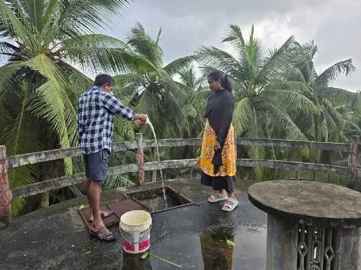 మంచినీటి ట్యాంకులో సూపర్ క్లోరినేషన్