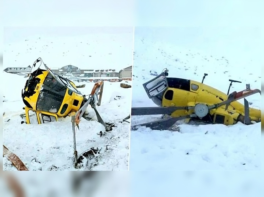 ఎవరెస్ట్ వద్ద కూలిన రెస్క్యూ హెలికాప్టర్