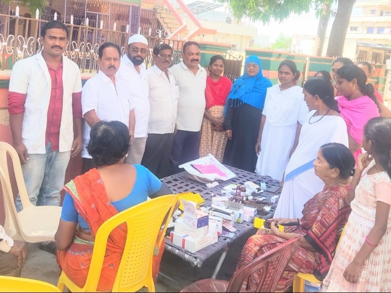 పామూరు పట్టణంలో ఉచిత వైద్య శిబిరం