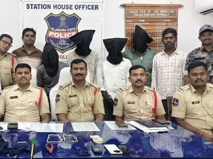 చోరీలకు పాల్పడుతున్న నలుగురు దొంగల అరెస్ట్