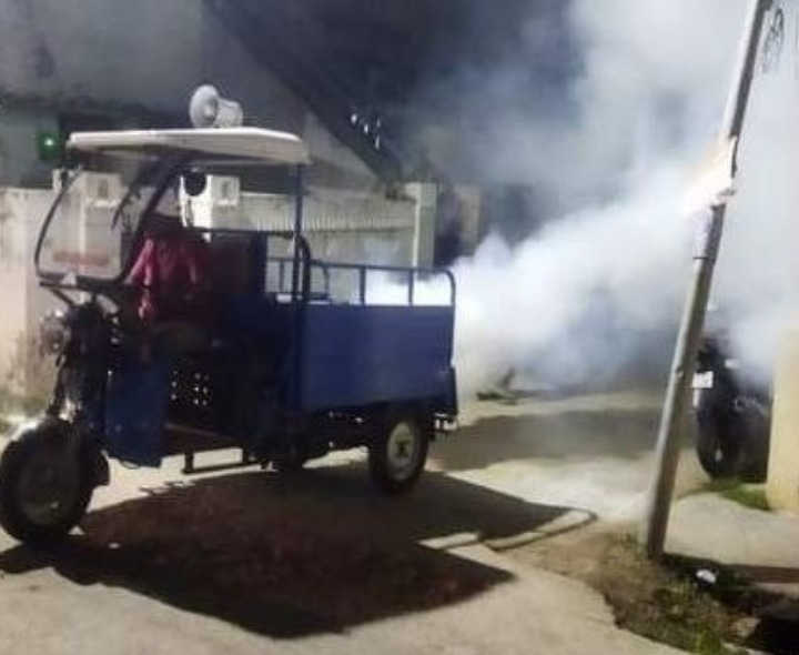 కనిగిరిలో దోమలనివారణకు  ఫాగింగ్