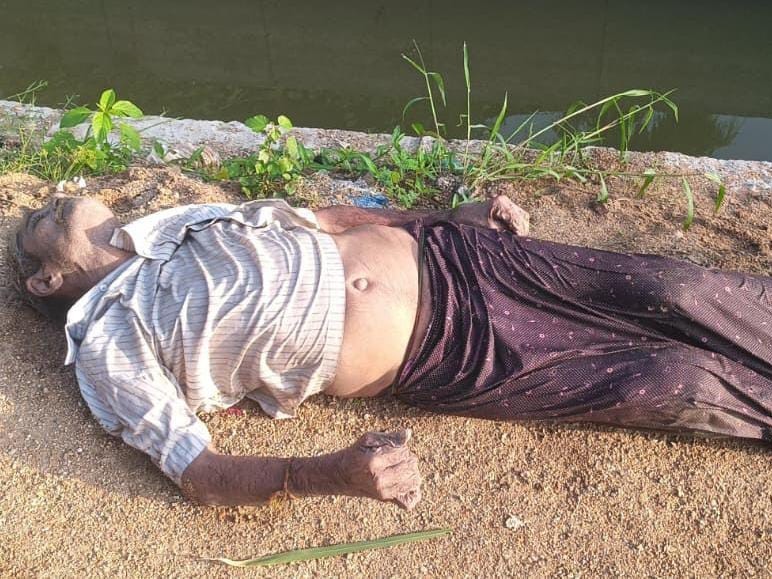 పంట కాలవలో  ప్రమాదవశాత్తు పడి వృద్ధుడు మృతి