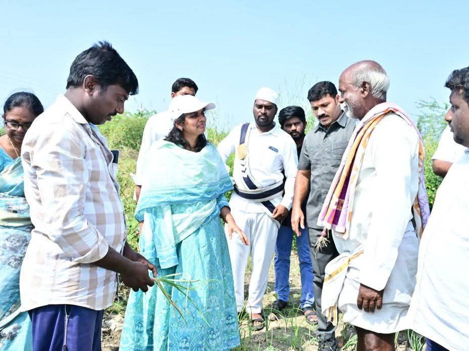 పంట నమోదును పరిశీలించిన కలెక్టర్