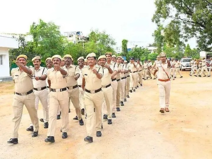 నారాయణపేటలో పోలీసులకు వీక్లీ పరేడ్