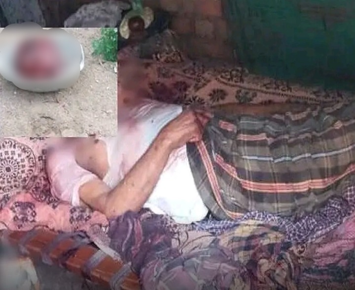 తండ్రి తలను నరికేసిన కసాయి కొడుకు