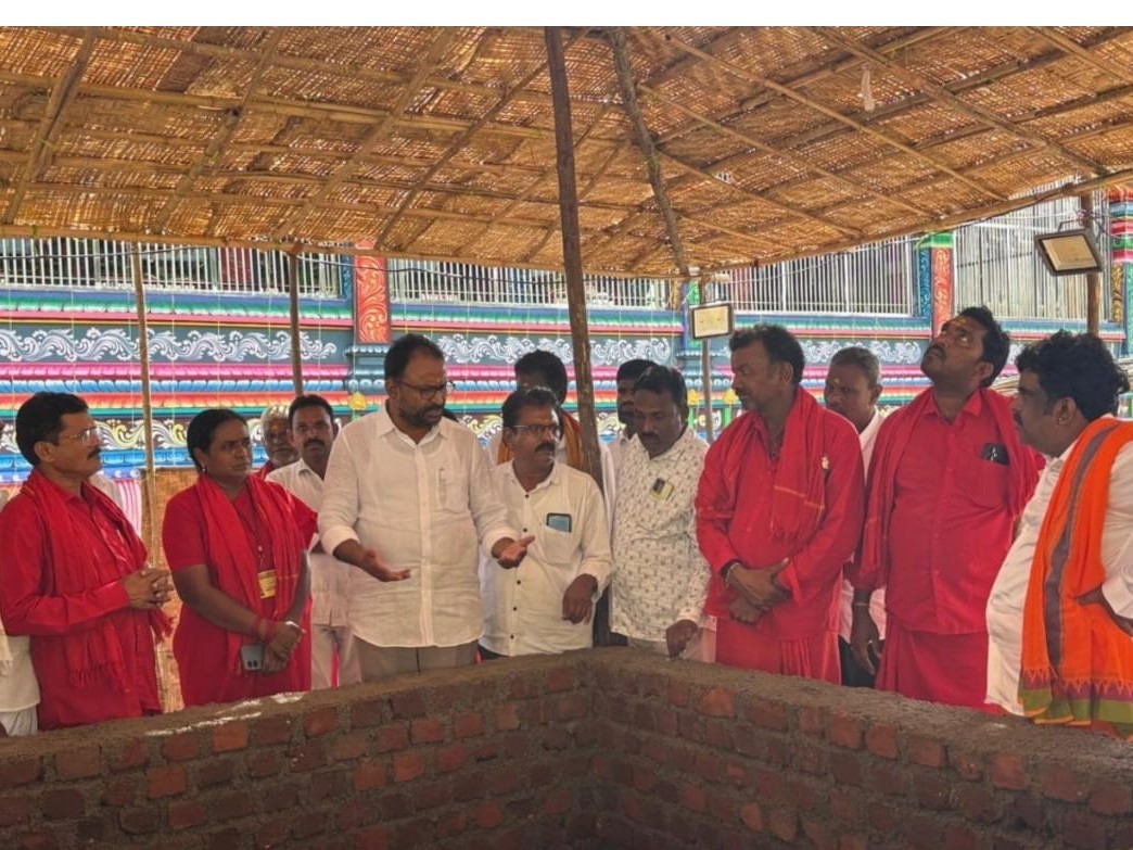 పున ప్రతిష్టాపన ఏర్పాట్లు పరిశీలించిన DCC