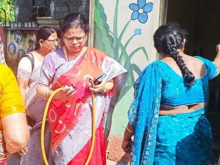 తాడికొండ పాఠశాలలో గ్యాస్ లీకేజీ కలకలం