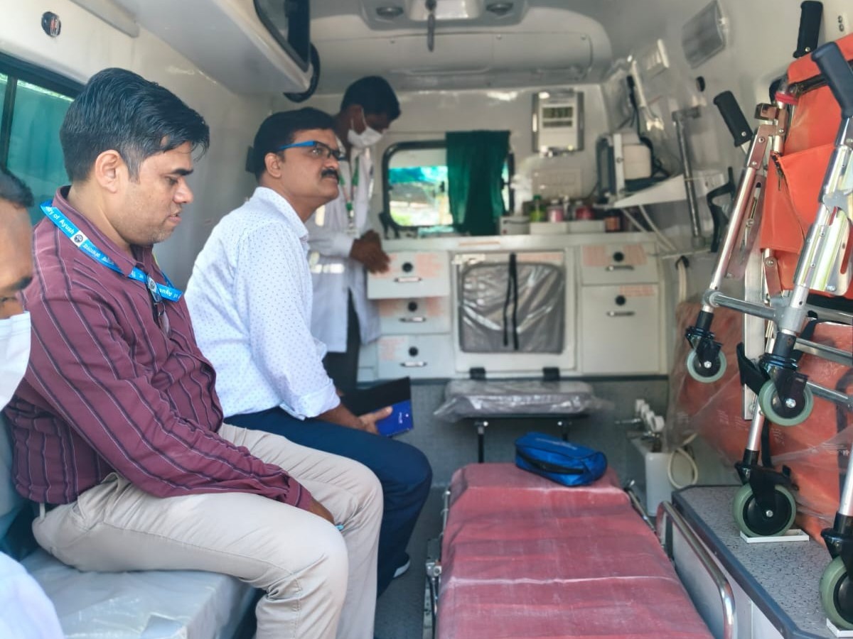 108 అంబులెన్స్ అత్యవసర సేవలపై కేంద్ర కమిటీ తనిఖీ