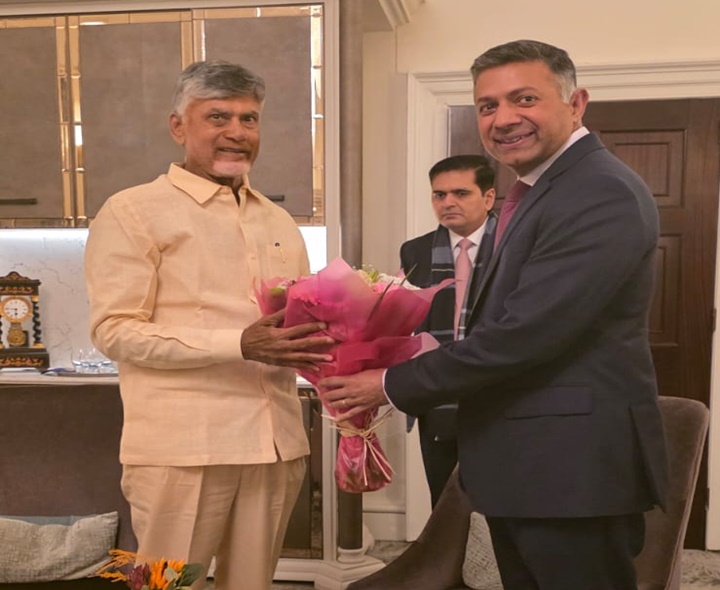 సీఎం చంద్రబాబుతో భారత హైకమిషనర్‌ భేటీ