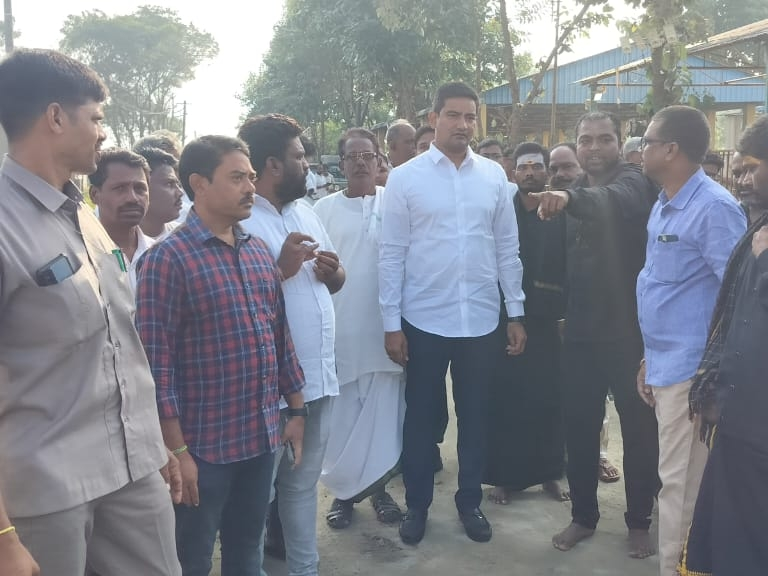 అంబులం పూజ స్థలాన్ని పరిశీలించిన మంత్రి