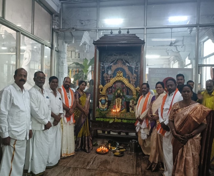 సత్యనారాయణ స్వామి వ్రతం‌లో పాల్గొన్న ఎమ్మెల్యే