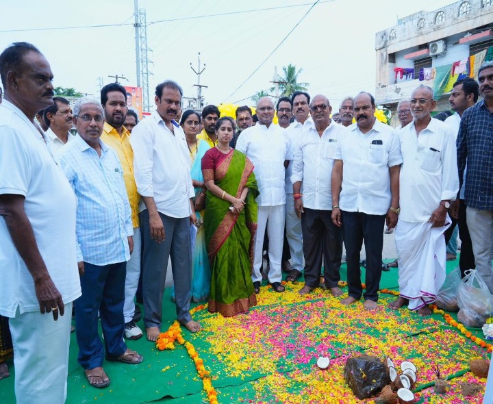 రూ. 2.66 కోట్ల అభివృద్ధి పనులకు ఎమ్మెల్యే శంకుస్థాపన