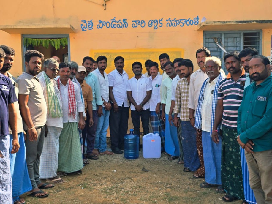 వాటర్ ప్లాంట్ ప్రారంభించిన చైత్ర ఫౌండేషన్ ఛైర్మన్