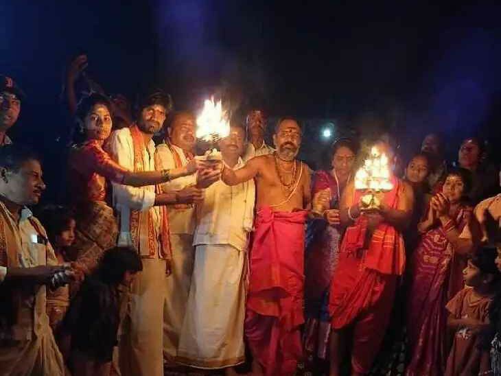 ఘనంగా  కోటిలింగాల్లో గోదావరి హారతి