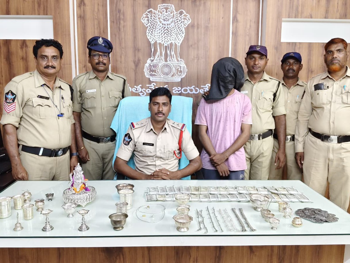 ఇళ్లలో చోరీల కేసులో నిందితుడి అరెస్టు