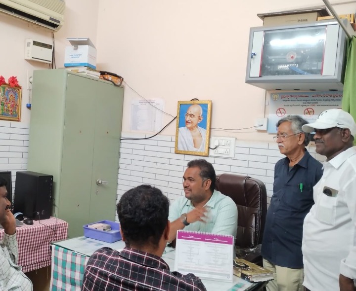 సోమల PHCని మలేరియా అధికారి తనిఖీలు