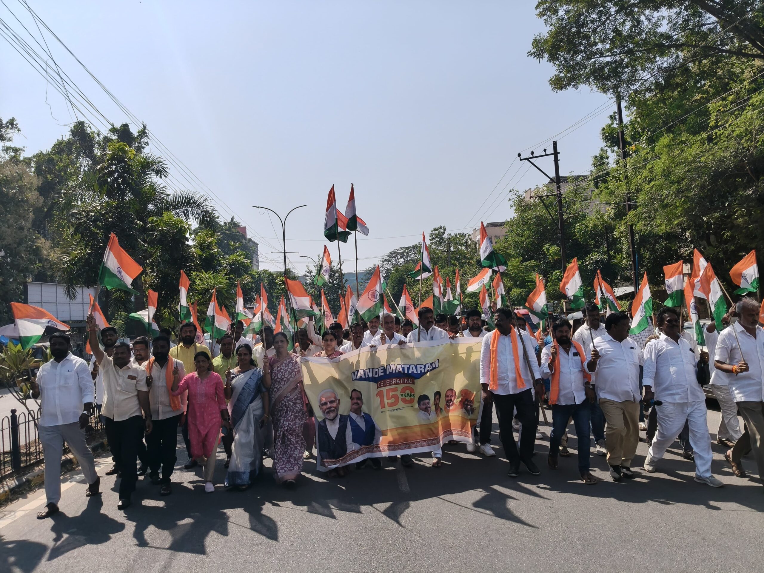 హనుమకొండలో బీజేపీ ఆధ్వర్యంలో ర్యాలీ