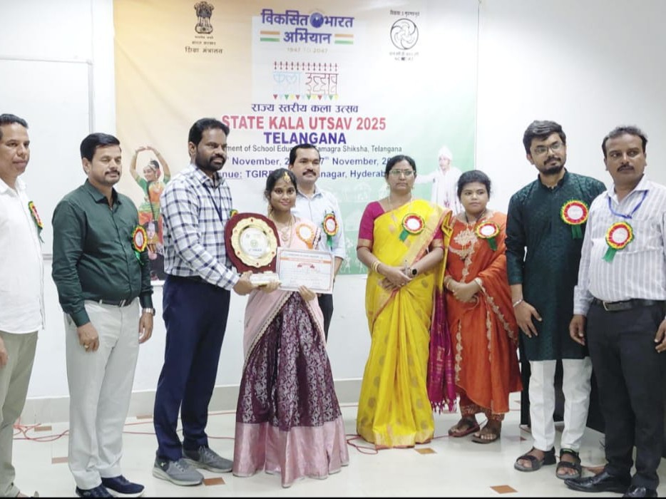 ప్రతిభను చాటుకున్న నవభారత్ విద్యార్థిని