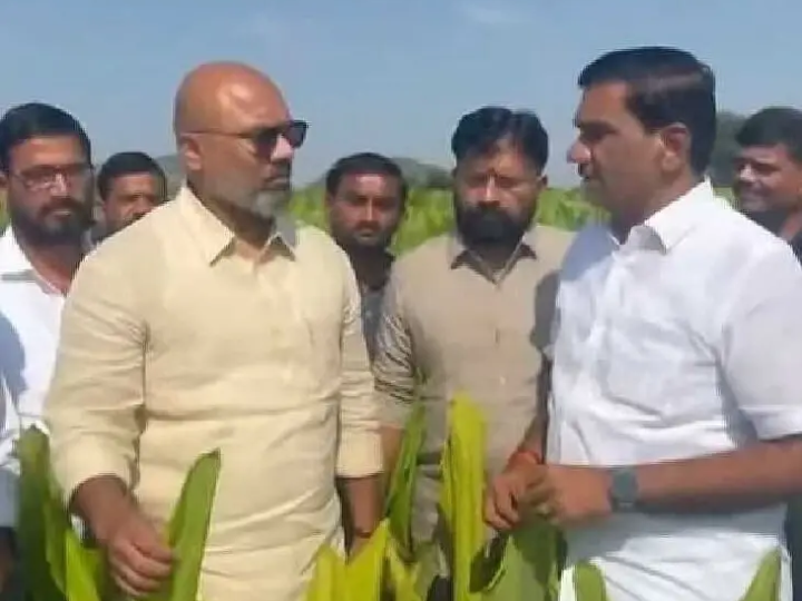 పసుపు సాగును సందర్శించిన ఎంపీ అర్వింద్