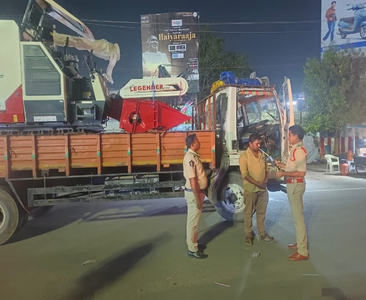 గుంటూరులో భారీగా వాహన తనిఖీలు