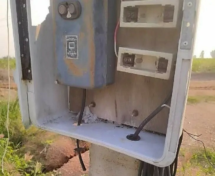 బావి వద్ద కాపర్ వైర్, స్టార్టర్ దొంగతనం