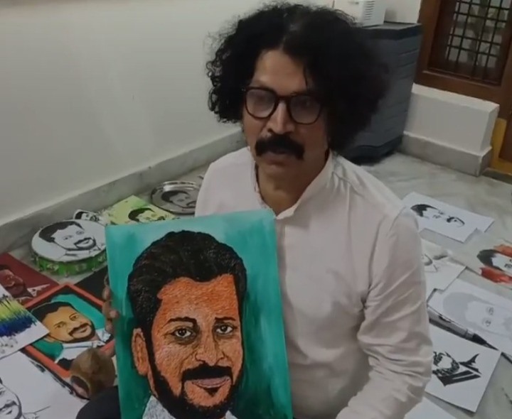 56 రకాల ఫొటోలతో సీఎంకు శుభాకాంక్షలు